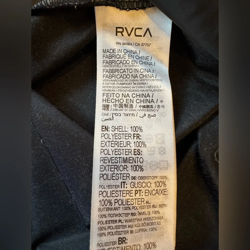 RVCA Campera Meyer II Packable Anorak Lightweight Jacket Men's Size Large (NWOT)
